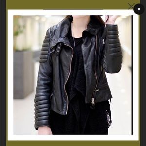 NWT ALL SAINTS Steine biker jacket in Size US 4 UK 8